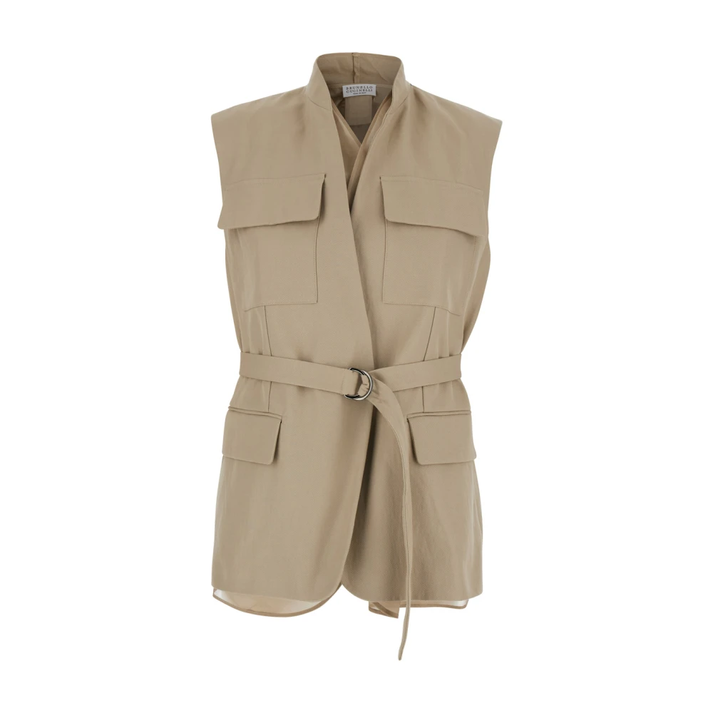 Jackets > Vests - - Brunello Cucinelli - Modalova