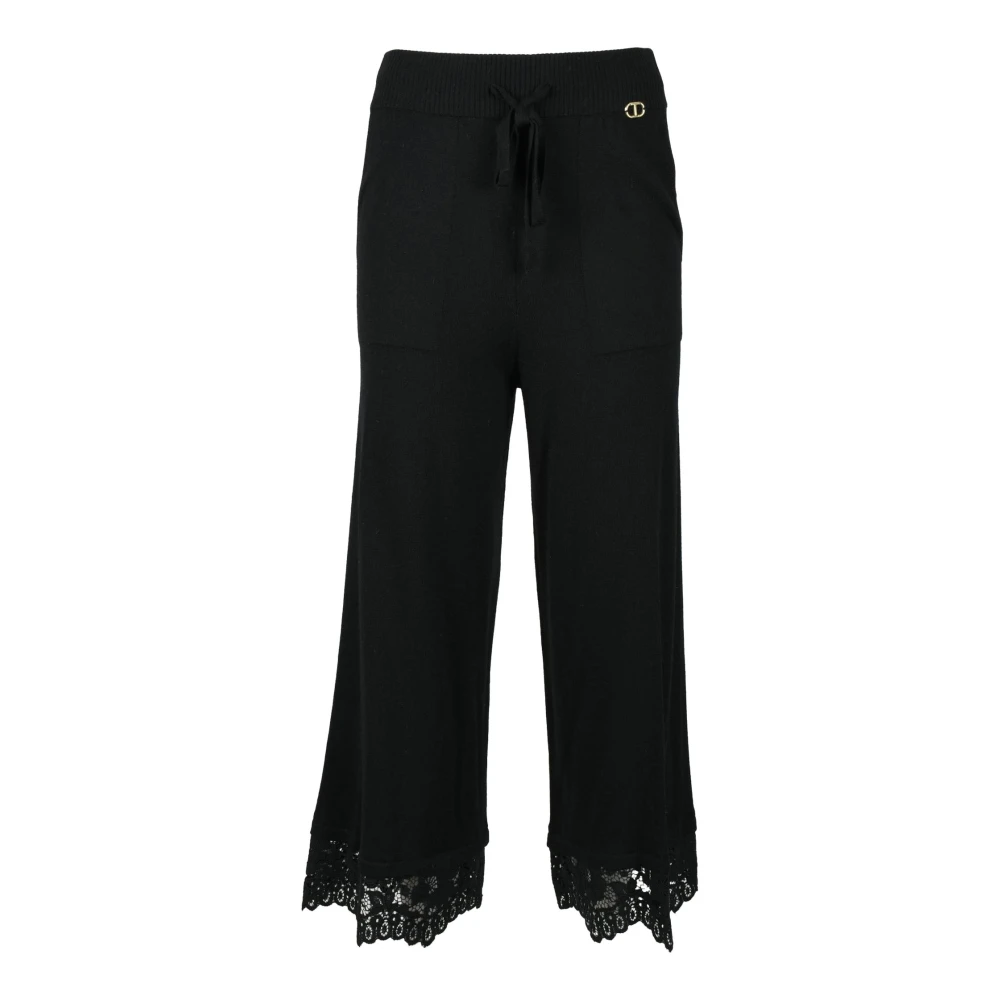 Trousers > Wide Trousers - - Twinset - Modalova