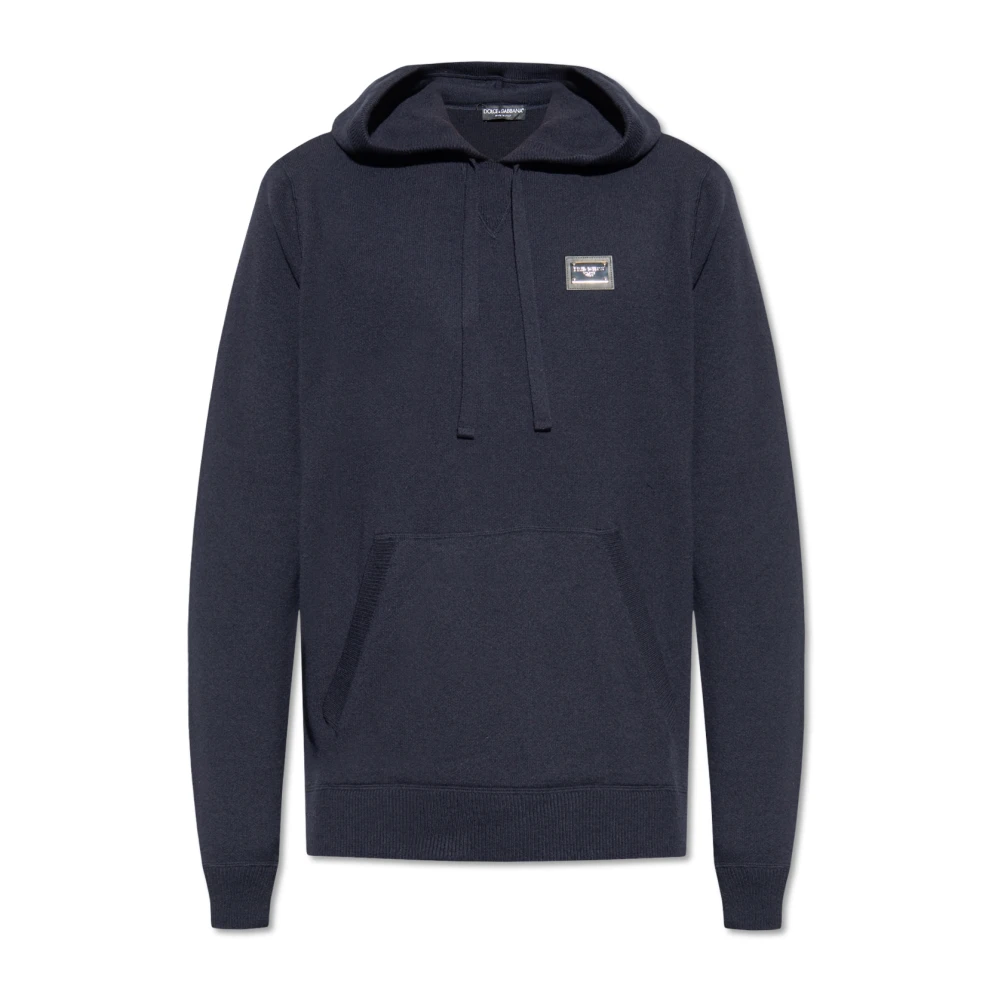 Dolce & Gabbana Men's Blue Round-Neck Knitwear,, Wool Jumper 2XL