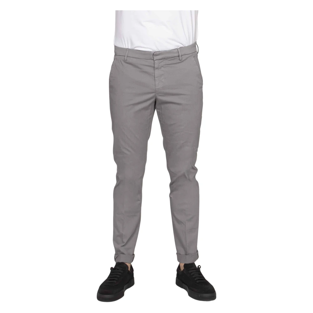 Dondup Men's Gray Suit Trousers, W33, Pantalone Gaubert