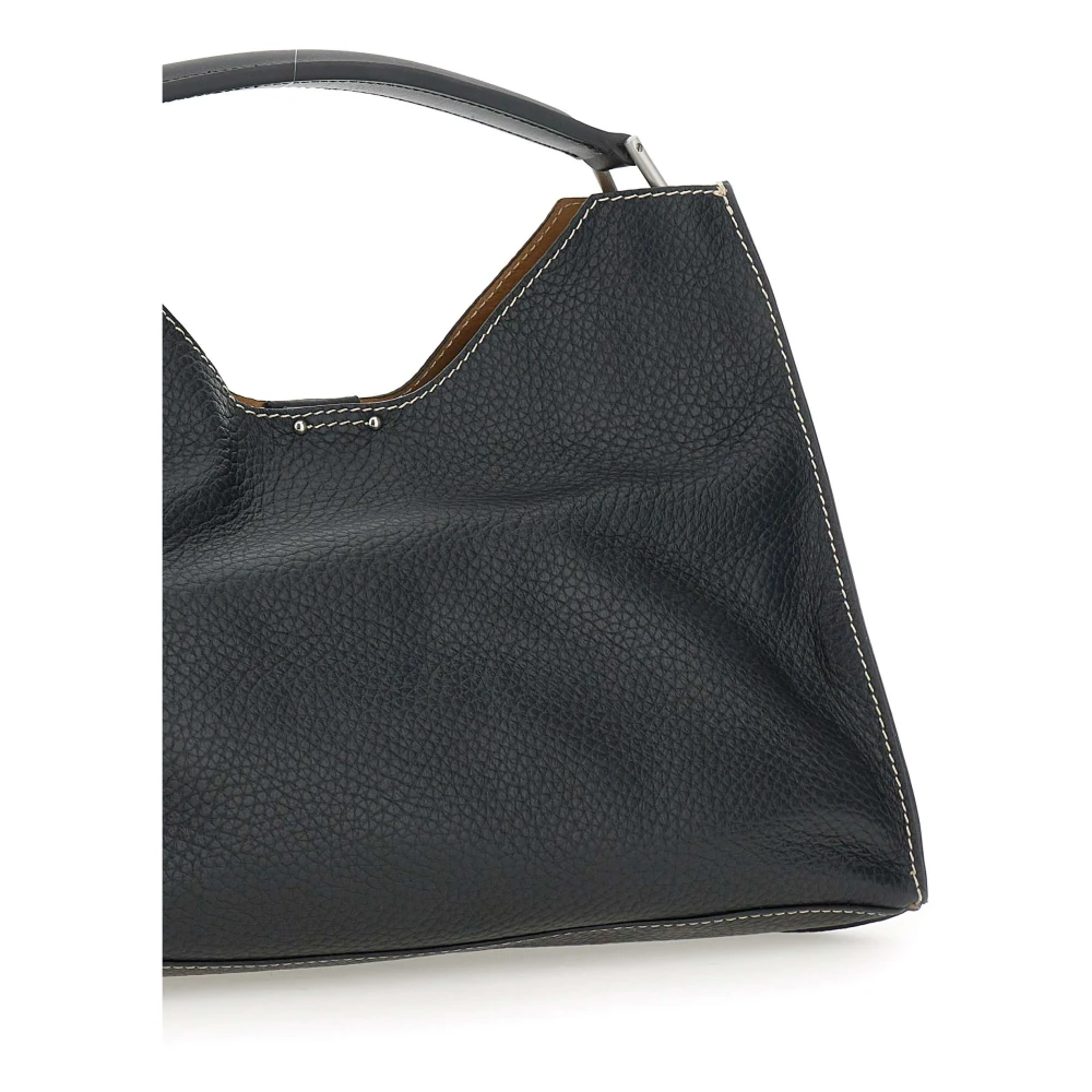 Gianni Chiarini Zwarte Leren Handtas Black Dames