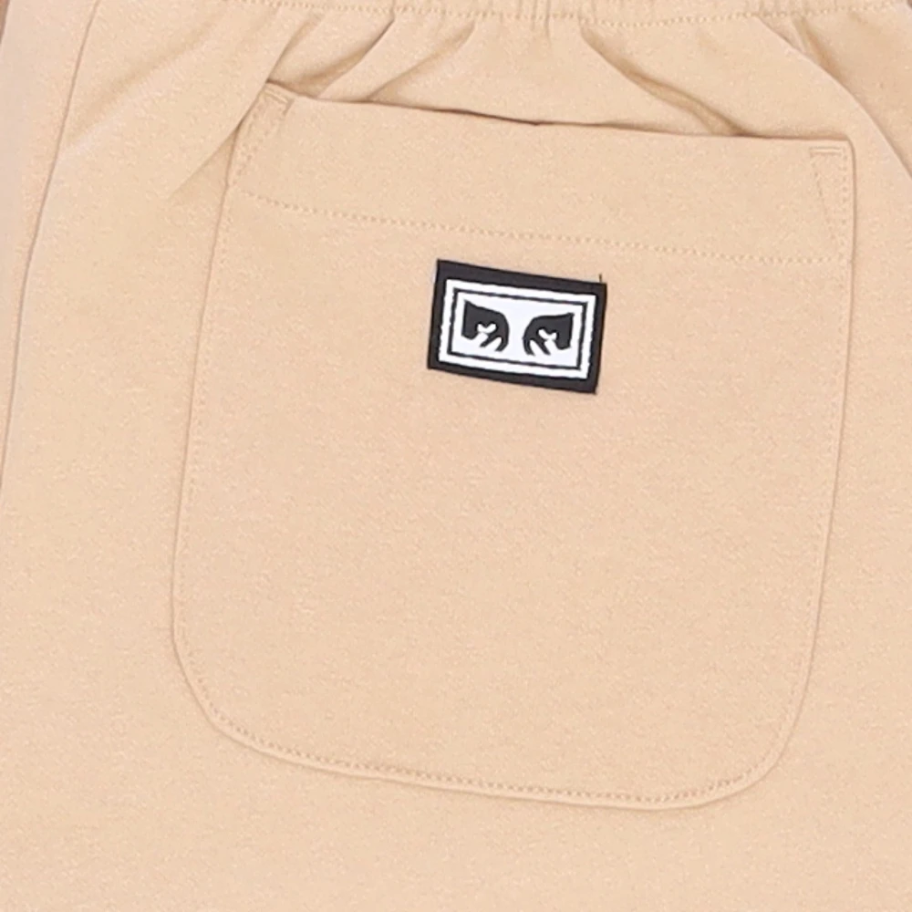 Obey Gedurfde Haver Melk Sweatpants Beige Heren