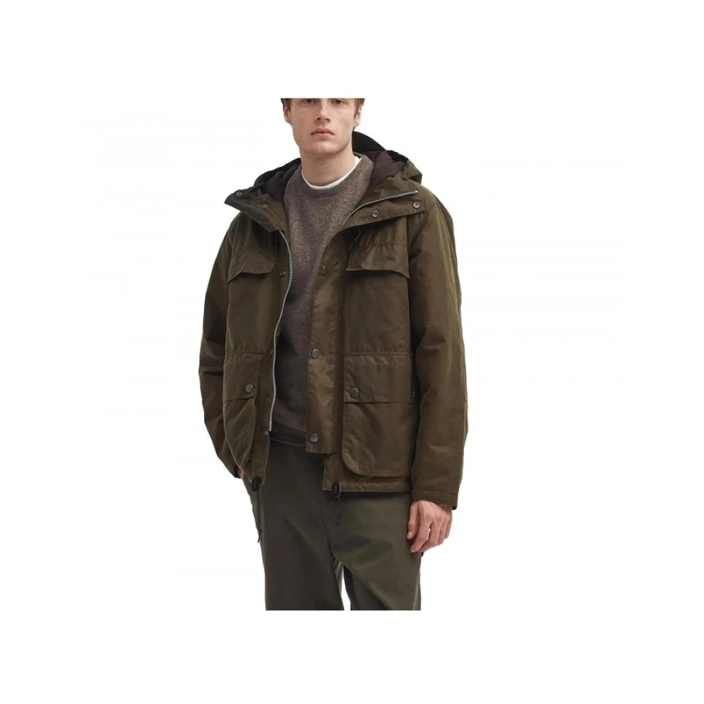 Barbour Re-Engineered Durham Gewaxte Jas Brown Heren