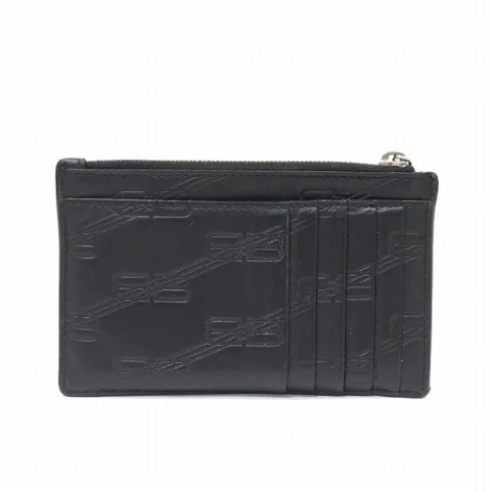 Balenciaga Vintage Pre-owned Leather wallets Black Unisex