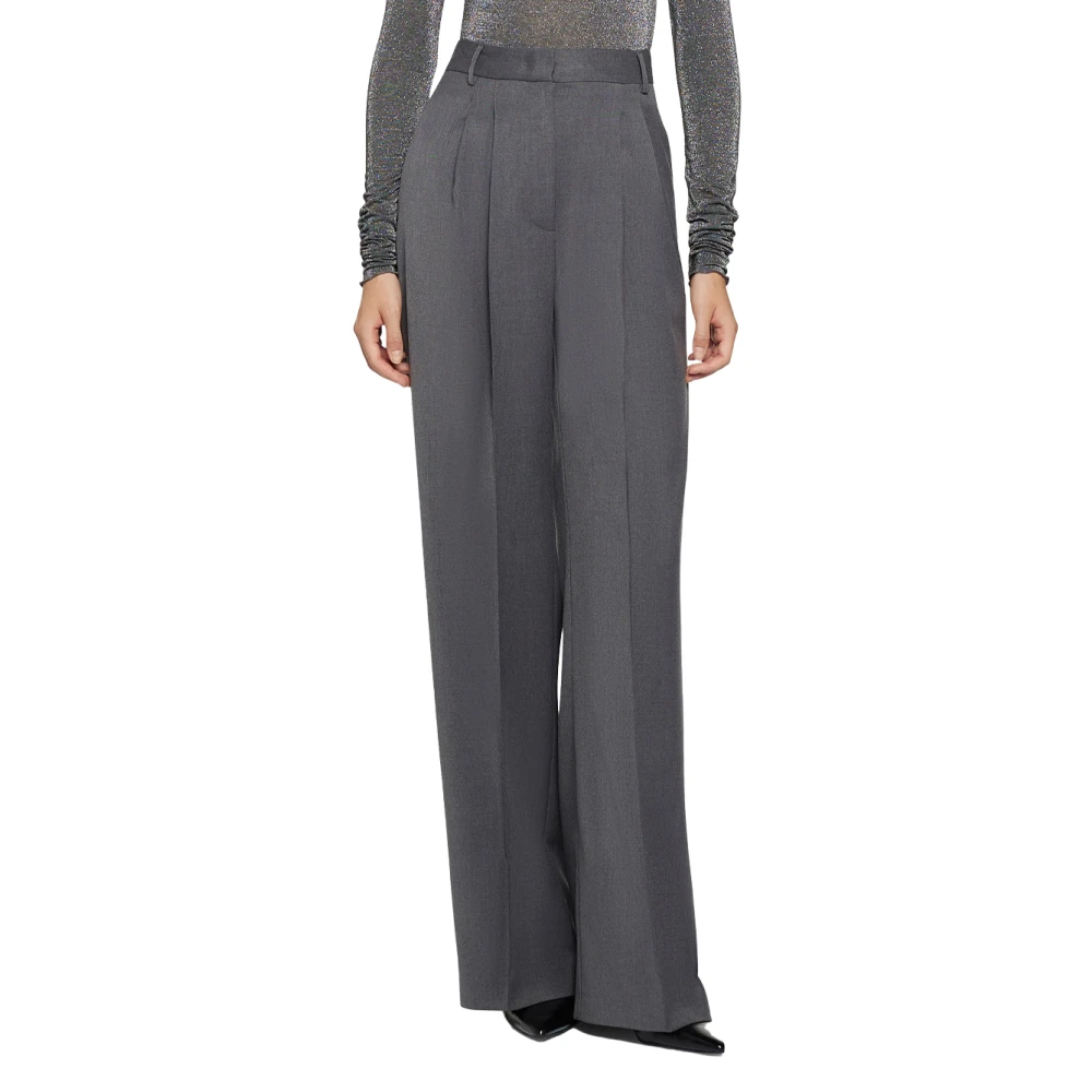 Simona Corsellini Wijde Acrylbroek Gray Dames