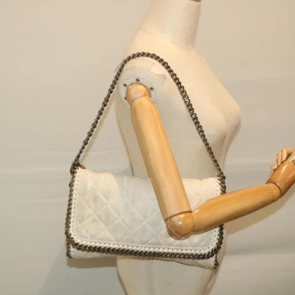 Stella McCartney Pre-owned Polyester shoulder-bags White Dames
