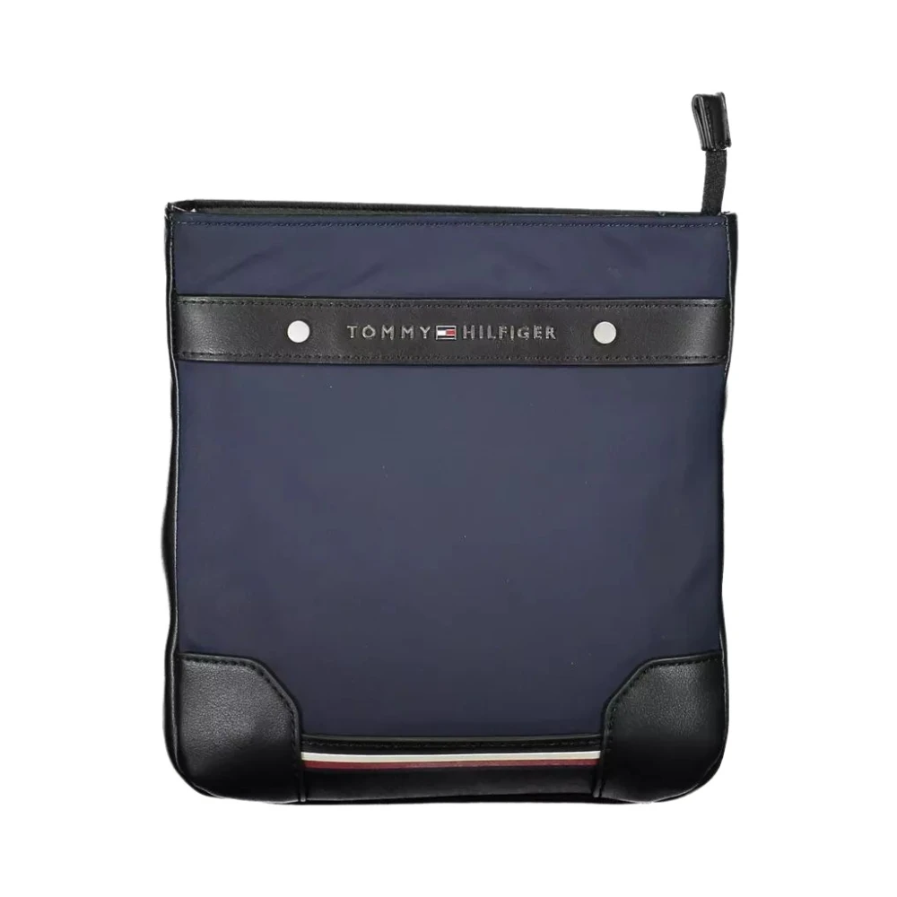 Tommy Hilfiger Men's Blue Polyester Shoulder Bag
