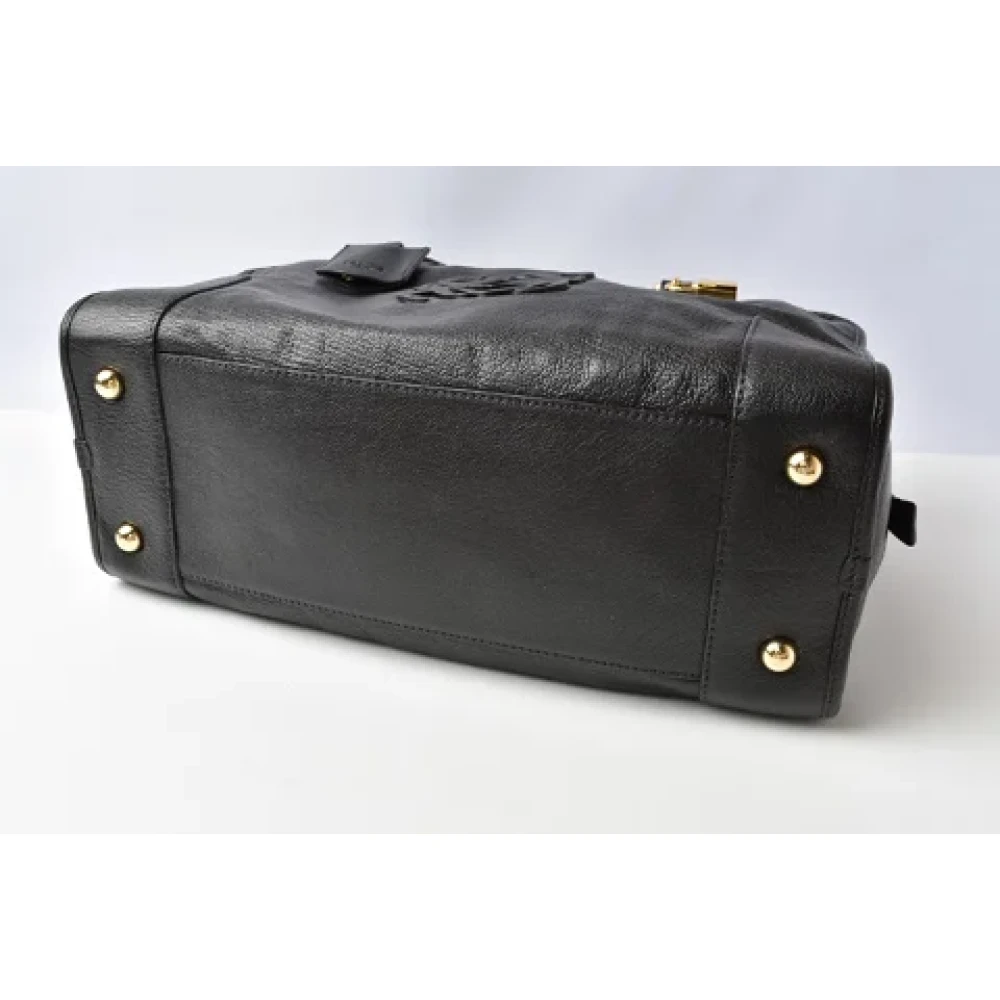Loewe Pre-owned Leather handbags Black Dames
