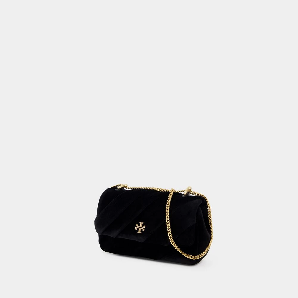 TORY BURCH Mini Flap Schoudertas Katoen Zwart Black Dames