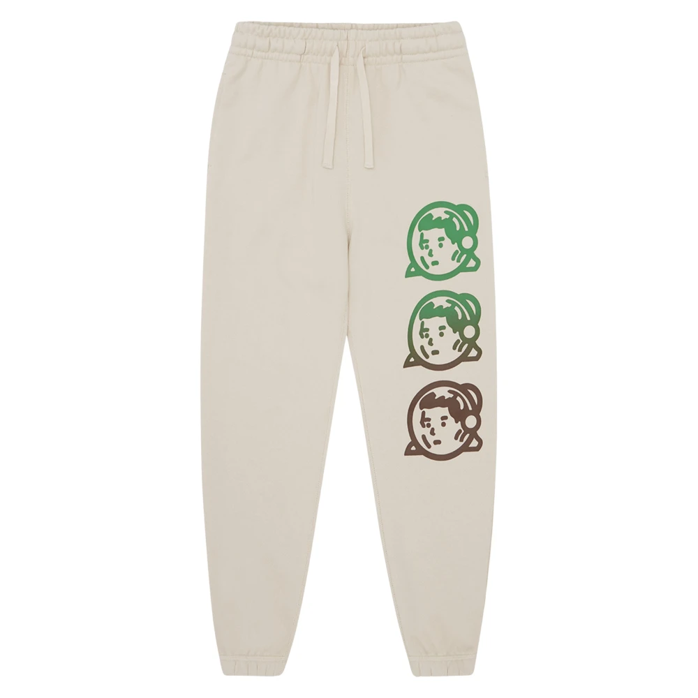 Billionaire Men's Ivory Gradient Logo Joggers In