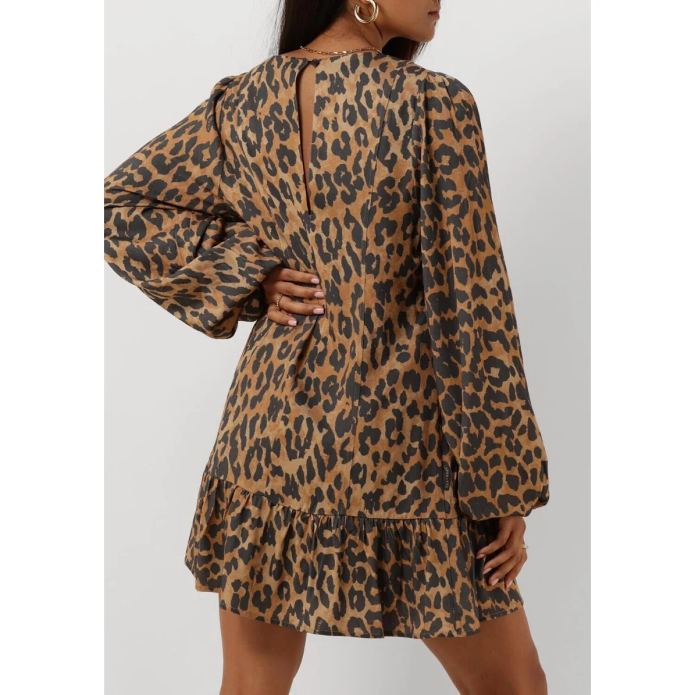 Harper & Yve Bruine Mini Jurk Lynn-dr Multicolor Dames