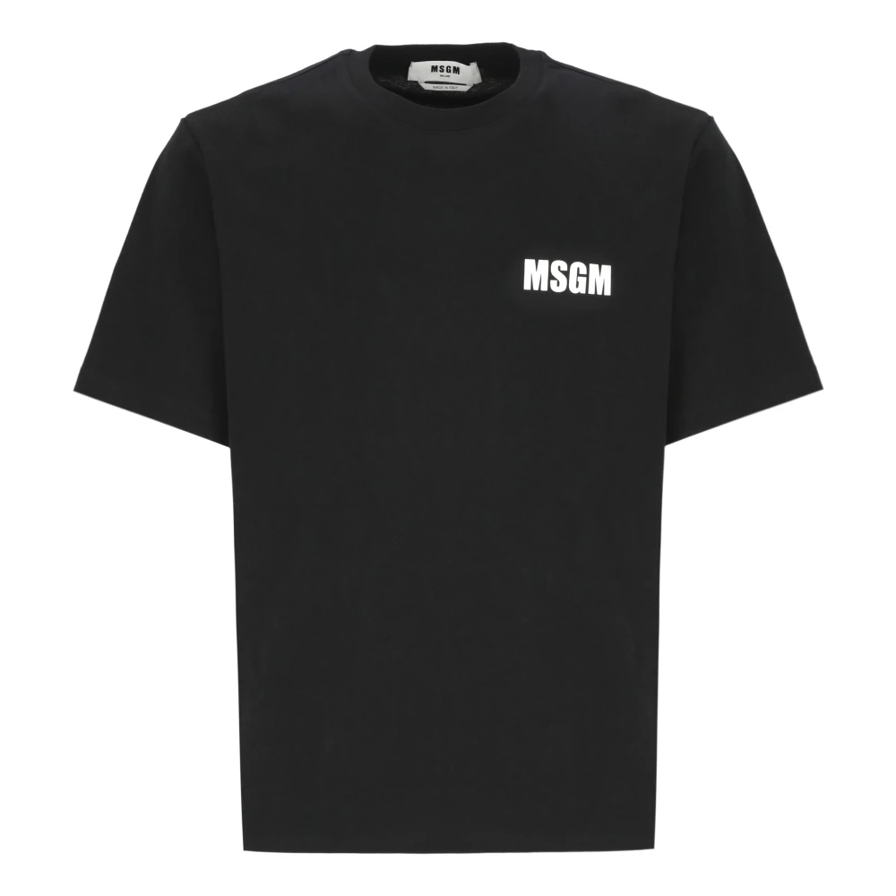 Msgm - Tops > T-Shirts - Black - Msgm - Modalova