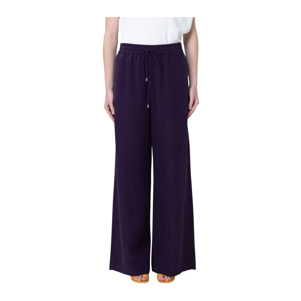 Liu Jo Mujer Morado Pantalones, Púrpura, Talla: Xl