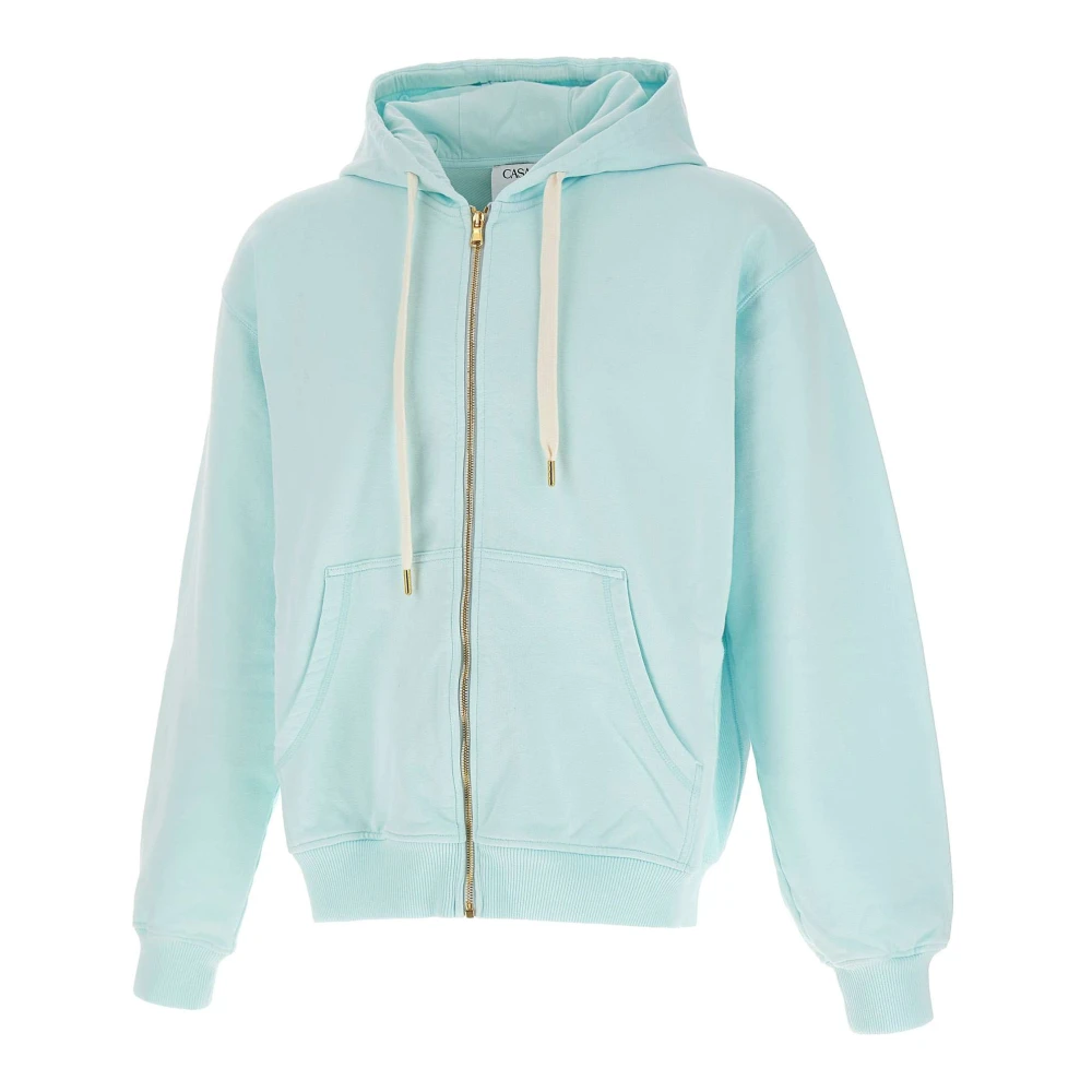 Casablanca Men's Blue Casa Chrome Full Zip