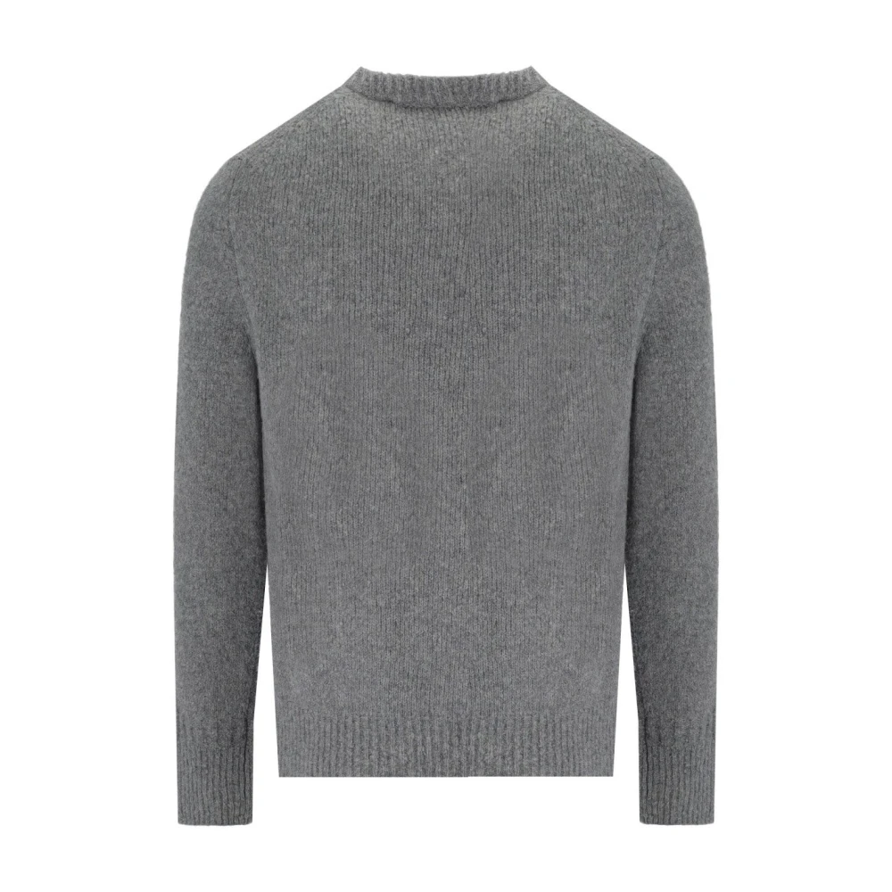 Amaránto Grijze Cashmere Crewneck Jumper Gray Heren