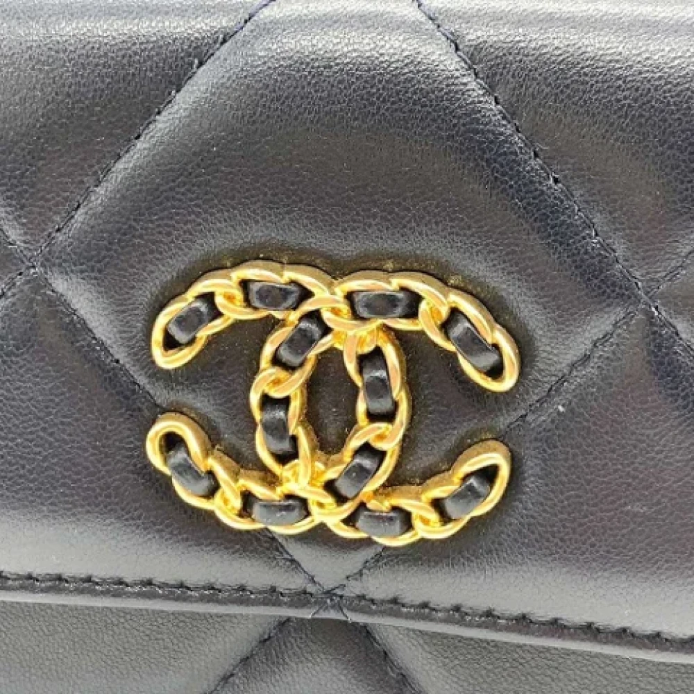 Chanel Vintage Pre-owned Fabric chanel-bags Blue Dames