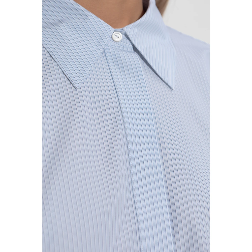 Jil Sander Overhemdjurk Blue Dames