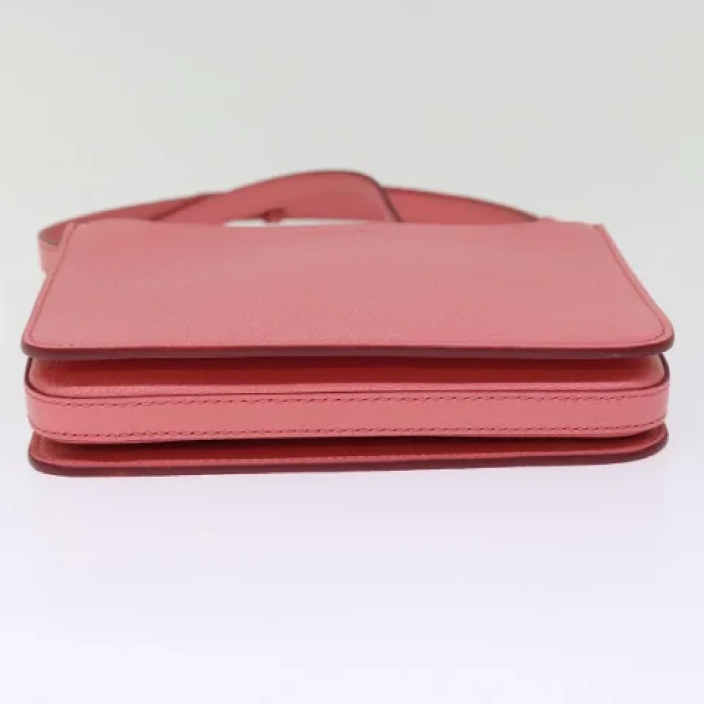 Burberry Vintage Pre-owned Leather shoulder-bags Pink Dames