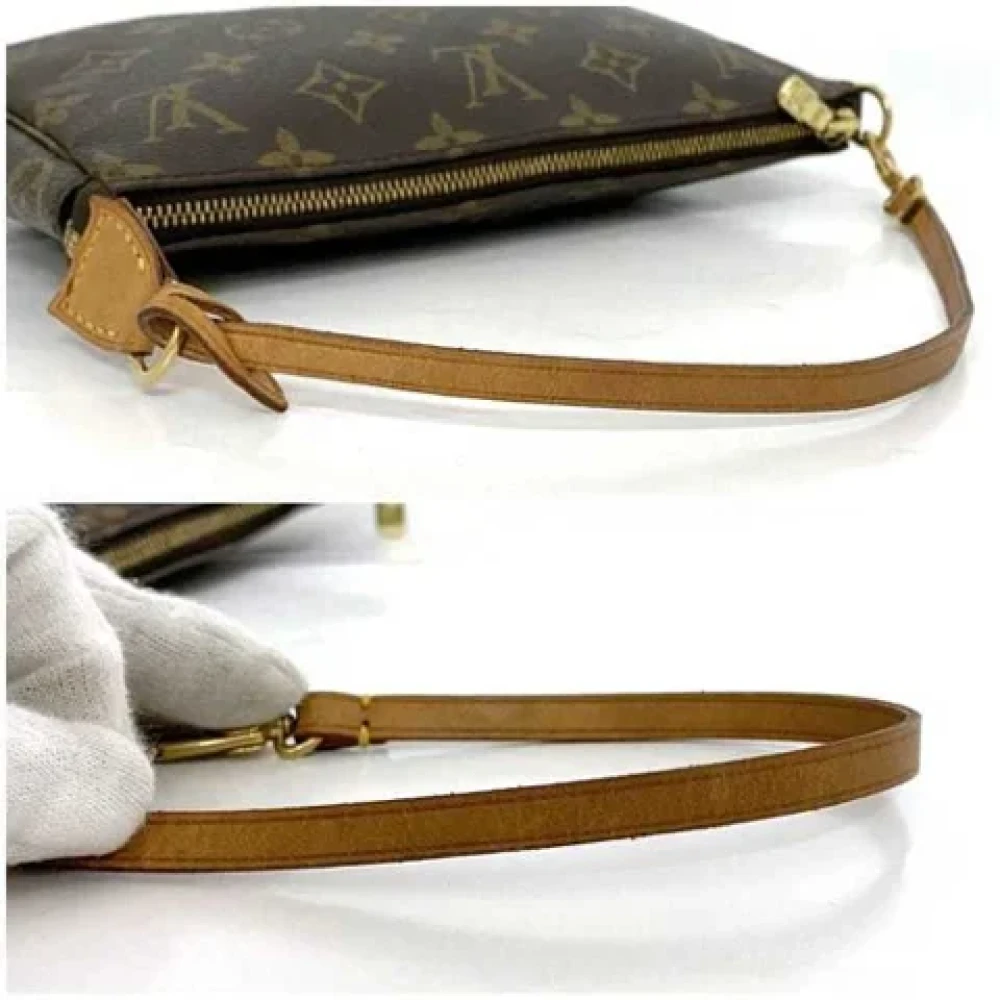 Louis Vuitton Vintage Pre-owned Canvas clutches Brown Dames