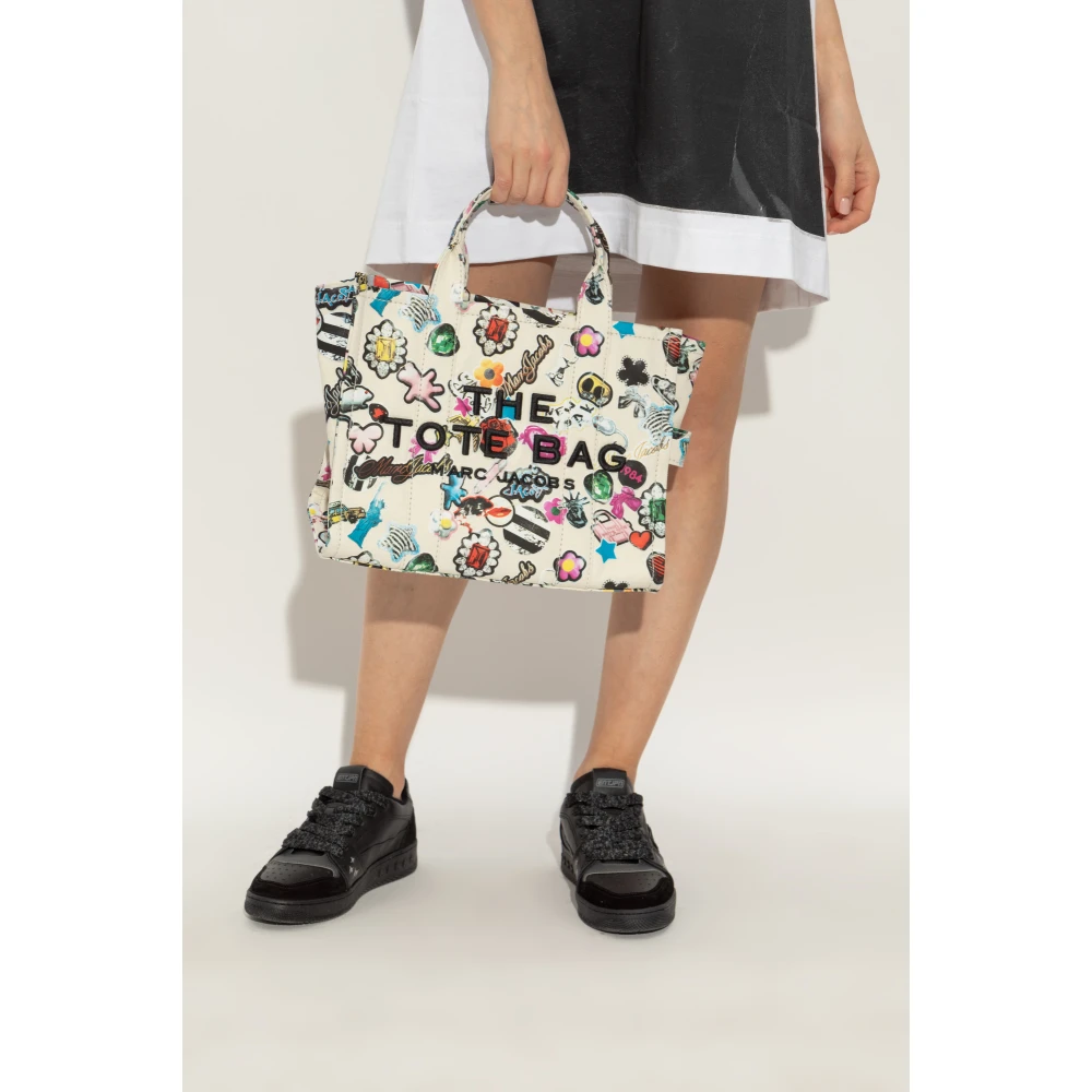 Marc Jacobs Tas The Daisy Canvas Medium Tote Tas Multicolor Dames