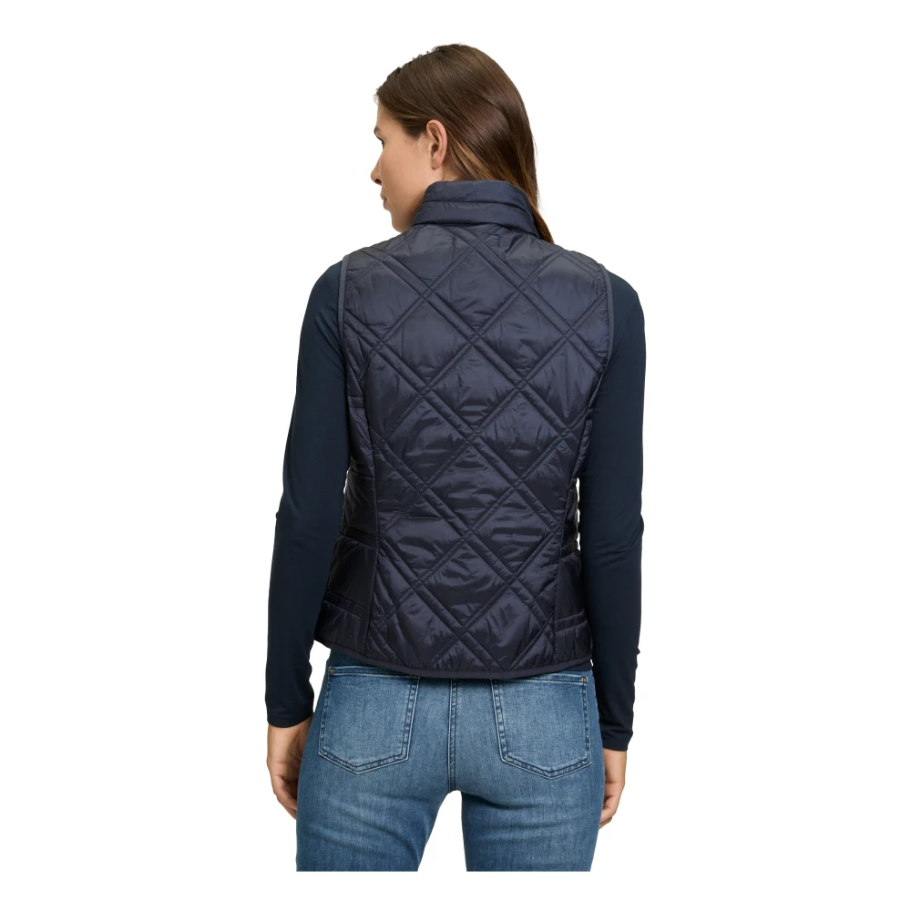 Betty Barclay Gewatteerd vest met rits Blue Dames