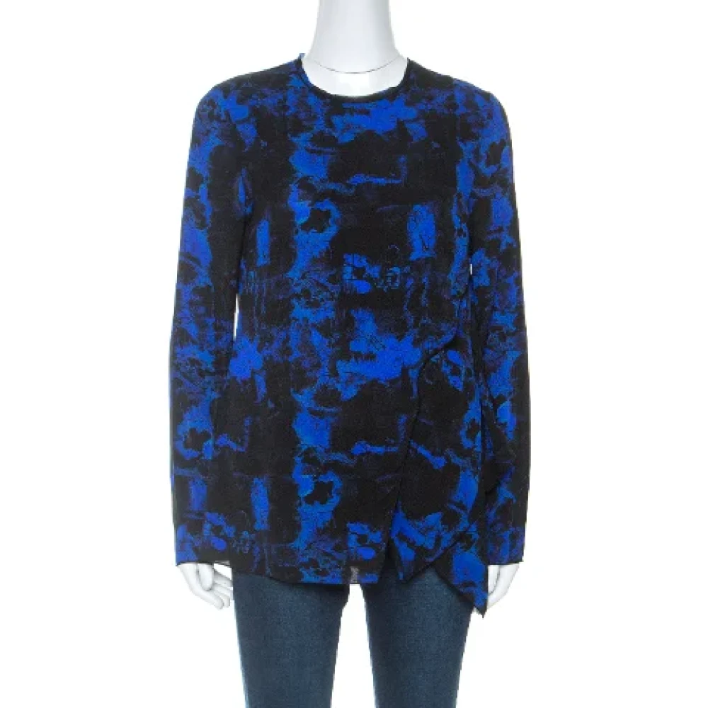 Proenza Schouler Pre-owned Silk tops Blue Dames
