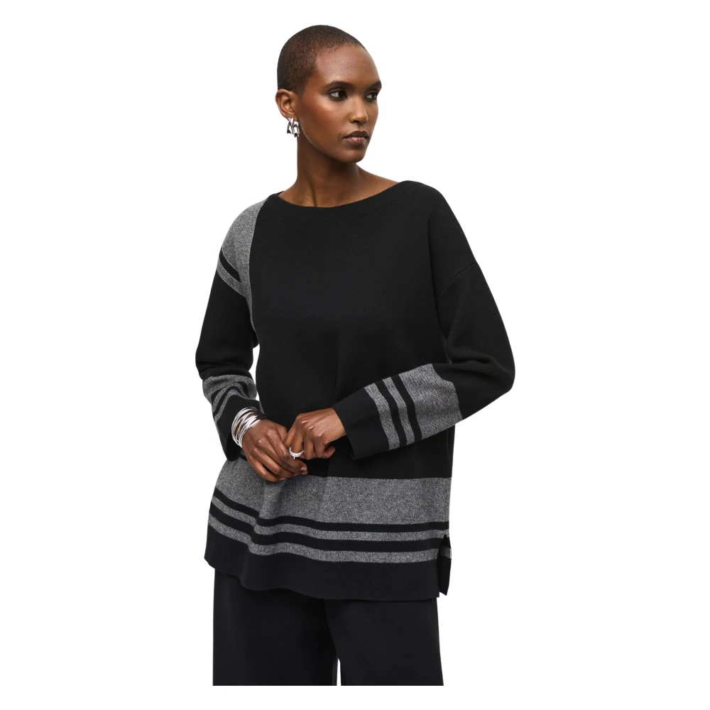 Joseph Ribkoff Stijlvolle Gebreide Trui Black Dames