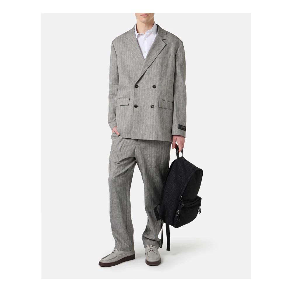 Iceberg Wit slim fit overhemd met lange mouwen en patch White Heren