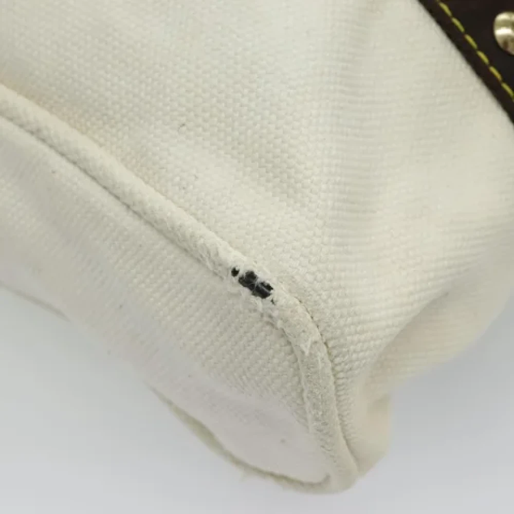 Louis Vuitton Vintage Pre-owned Canvas totes White Dames