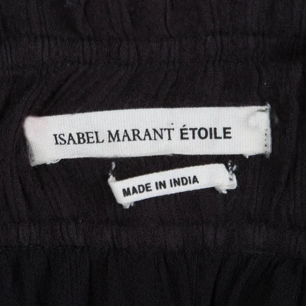 Isabel Marant Pre-owned Cotton bottoms Black Dames