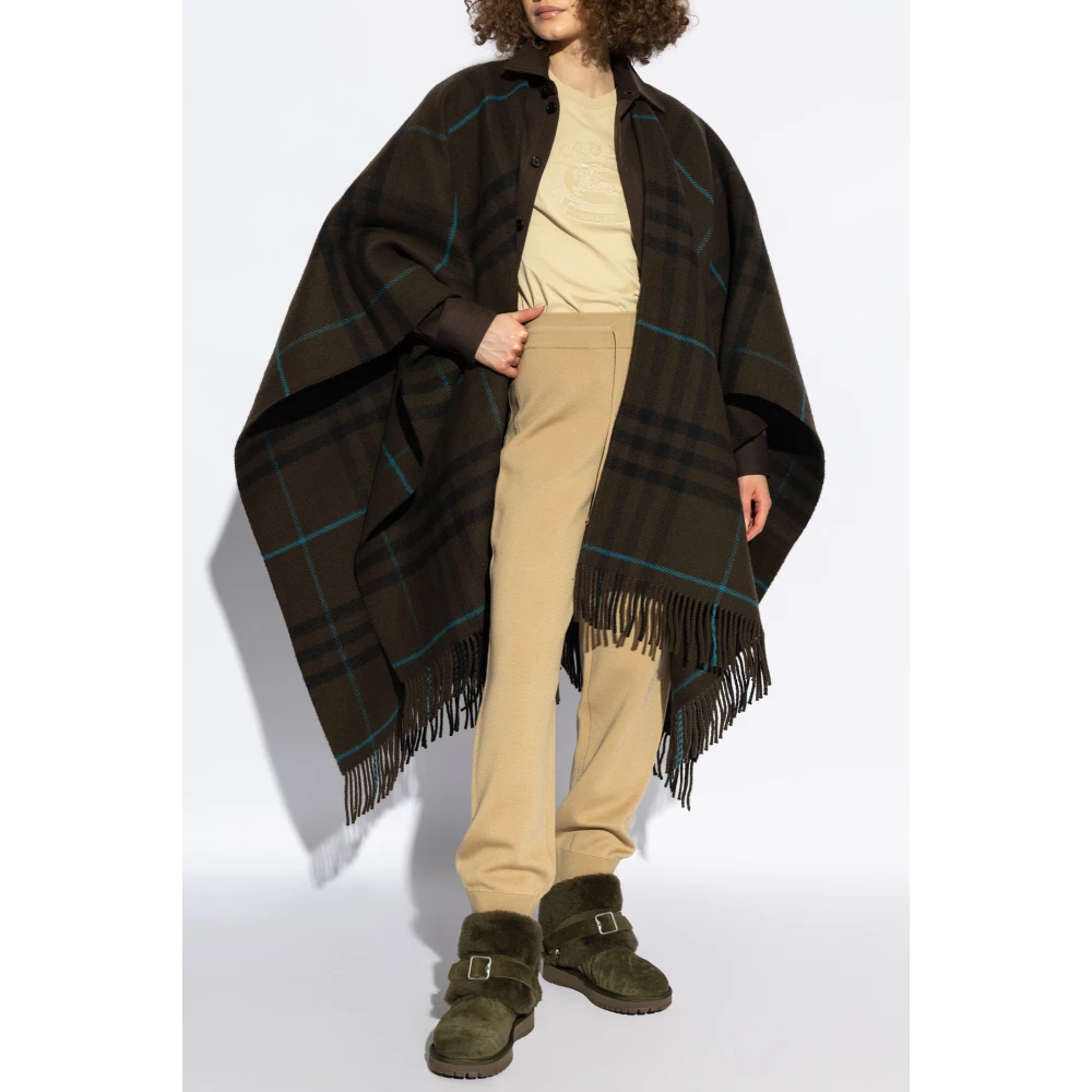 Burberry Wollen broek Beige Dames