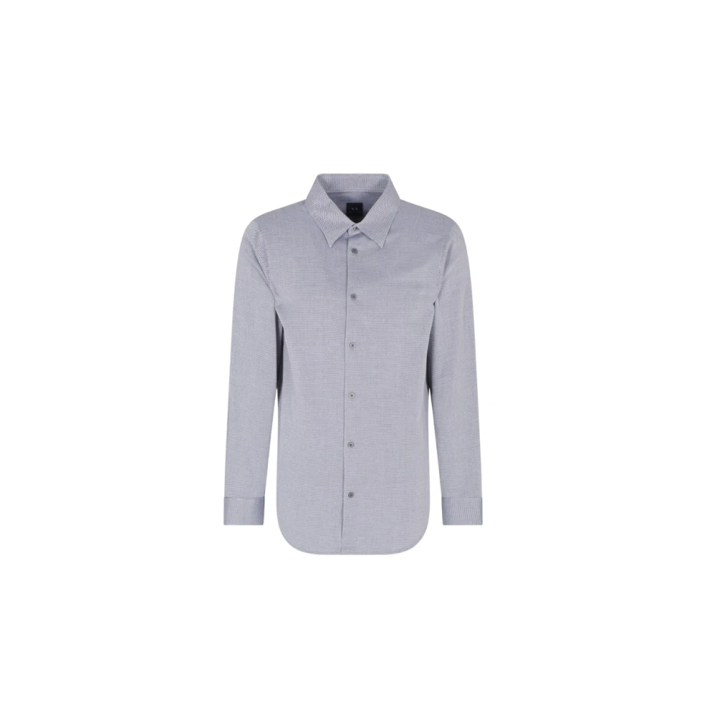 Armani Exchange Herr Grå Skjortor M, Shirts Grey