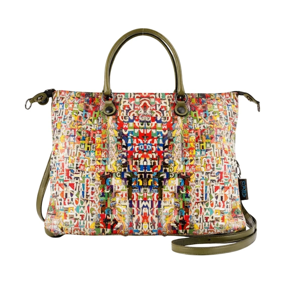 Gabs Women's Multicolor Handbags, One Size, G3 Plus M Trip Borsa Zaino Trasformabile Shopper Tote Bauletto Pelle Stampa 609