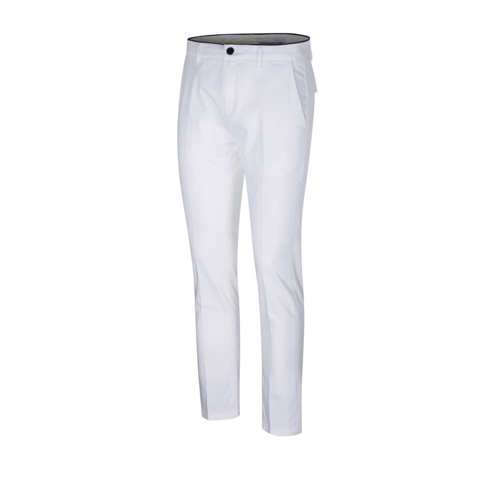 Department Five Witte Chinos Crop Broek White Heren