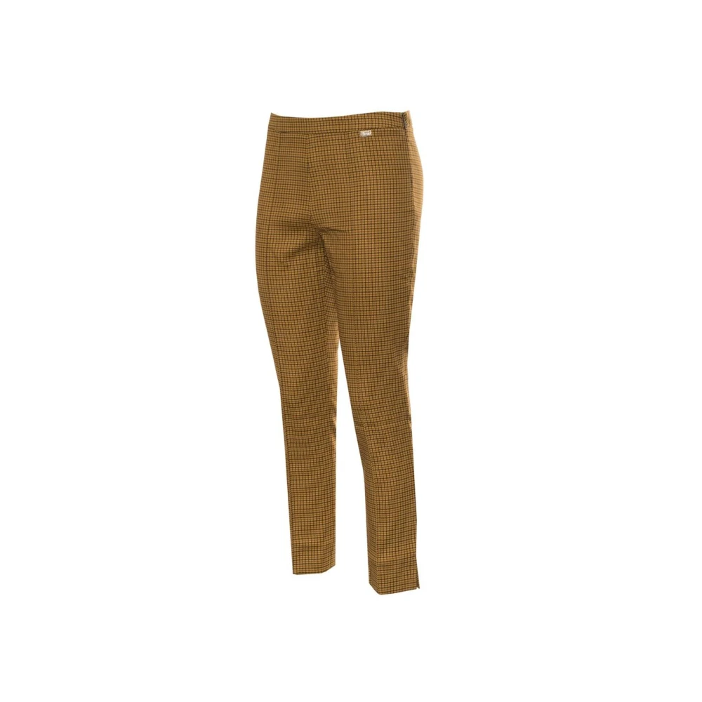 Harmont & Blaine limFit Houndstooth Broek Yellow Dames
