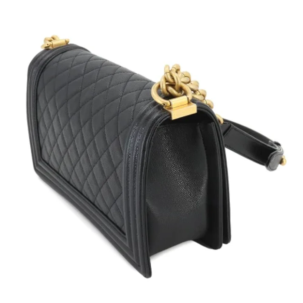 Chanel Vintage Pre-owned Leather chanel-bags Black Dames