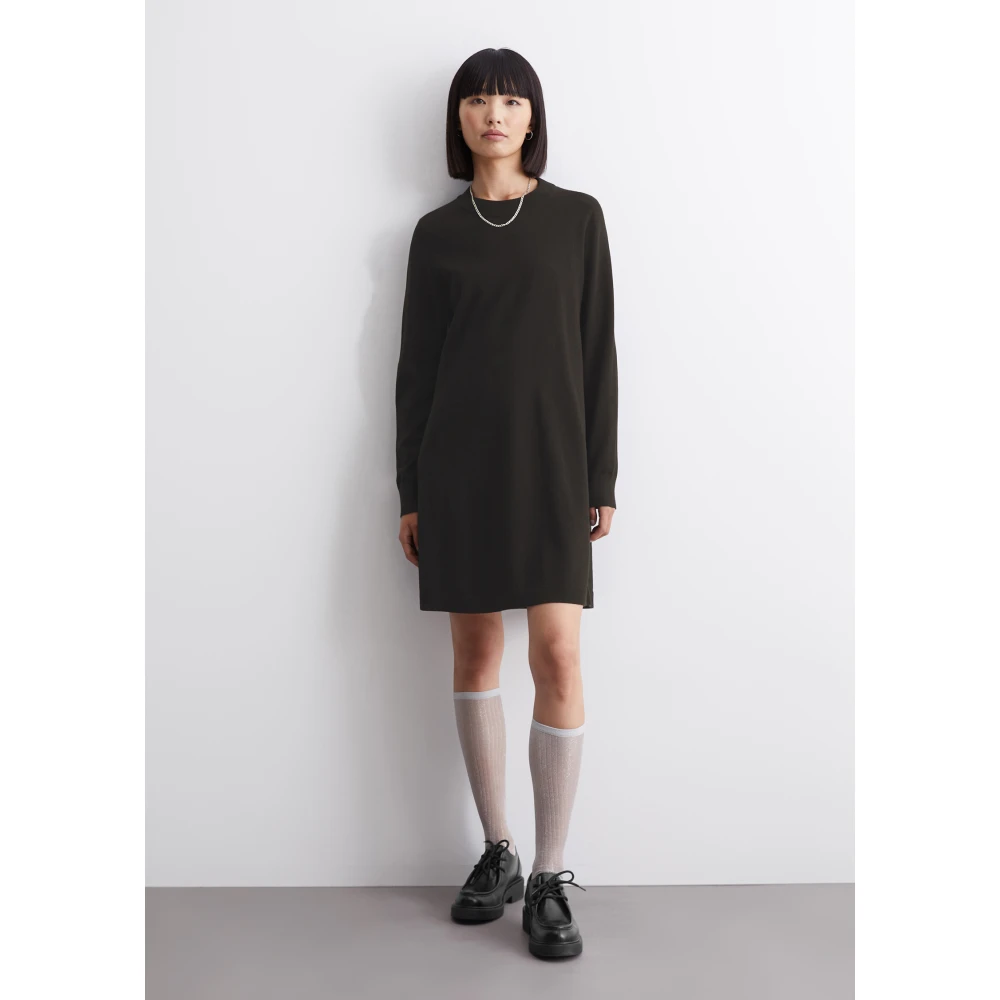 Marc O'Polo Gebreide jurk regular Black Dames