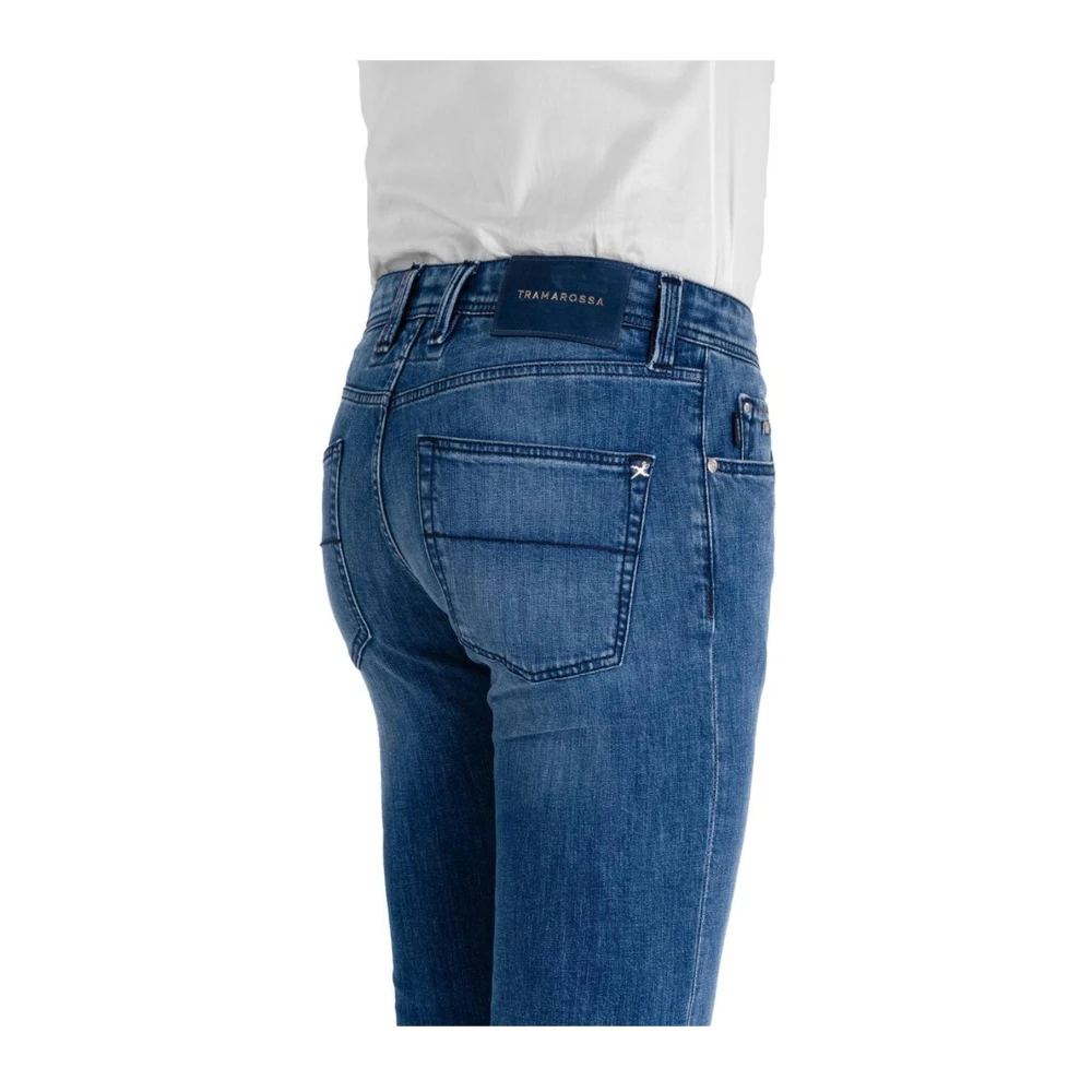 Tramarossa Slim Fit Jeans Blauw Blue Heren