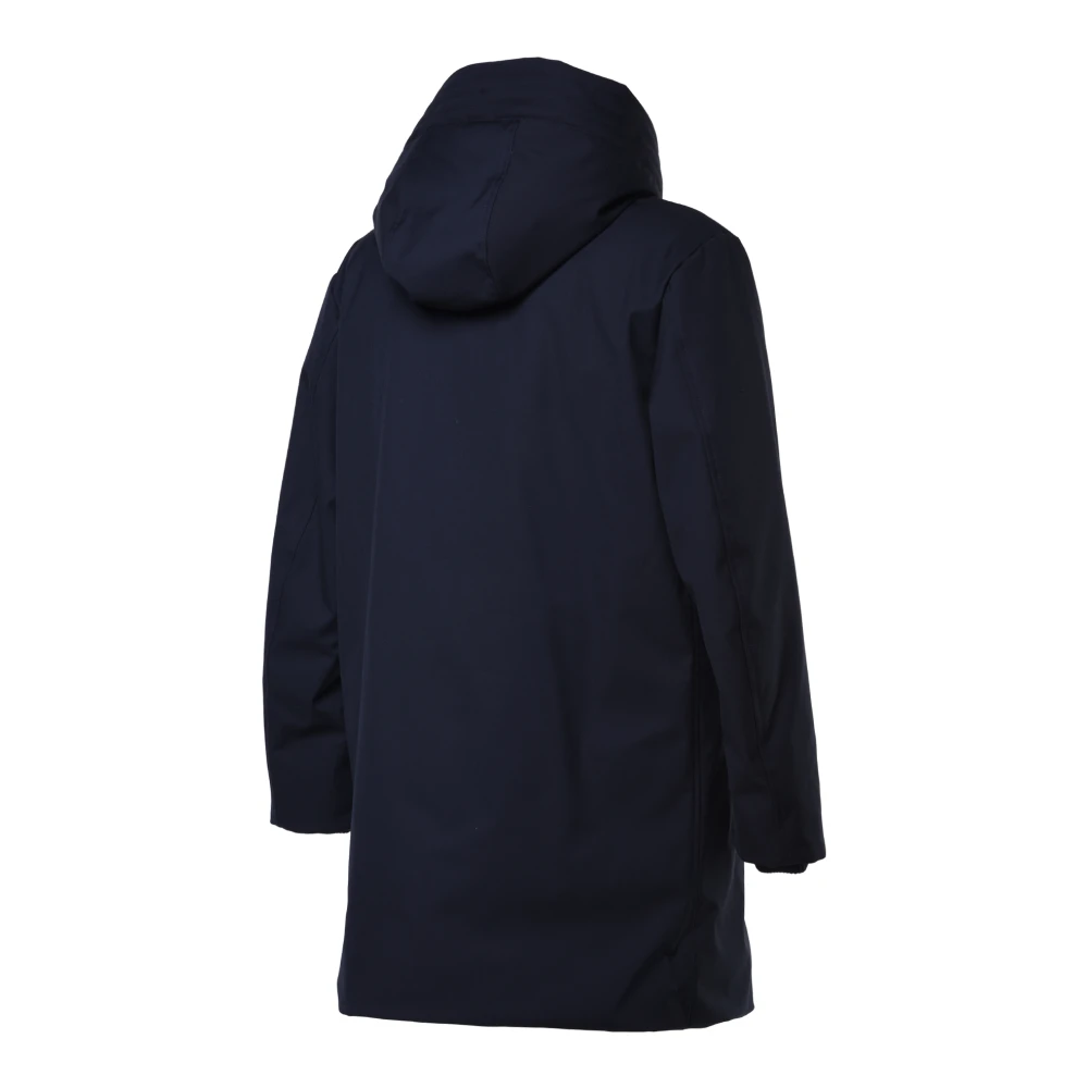 Baldinini Parka in dark blue nylon Blue Heren