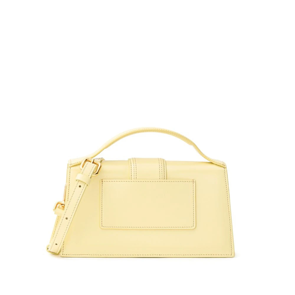 Jacquemus Gele leren handtas Yellow Dames