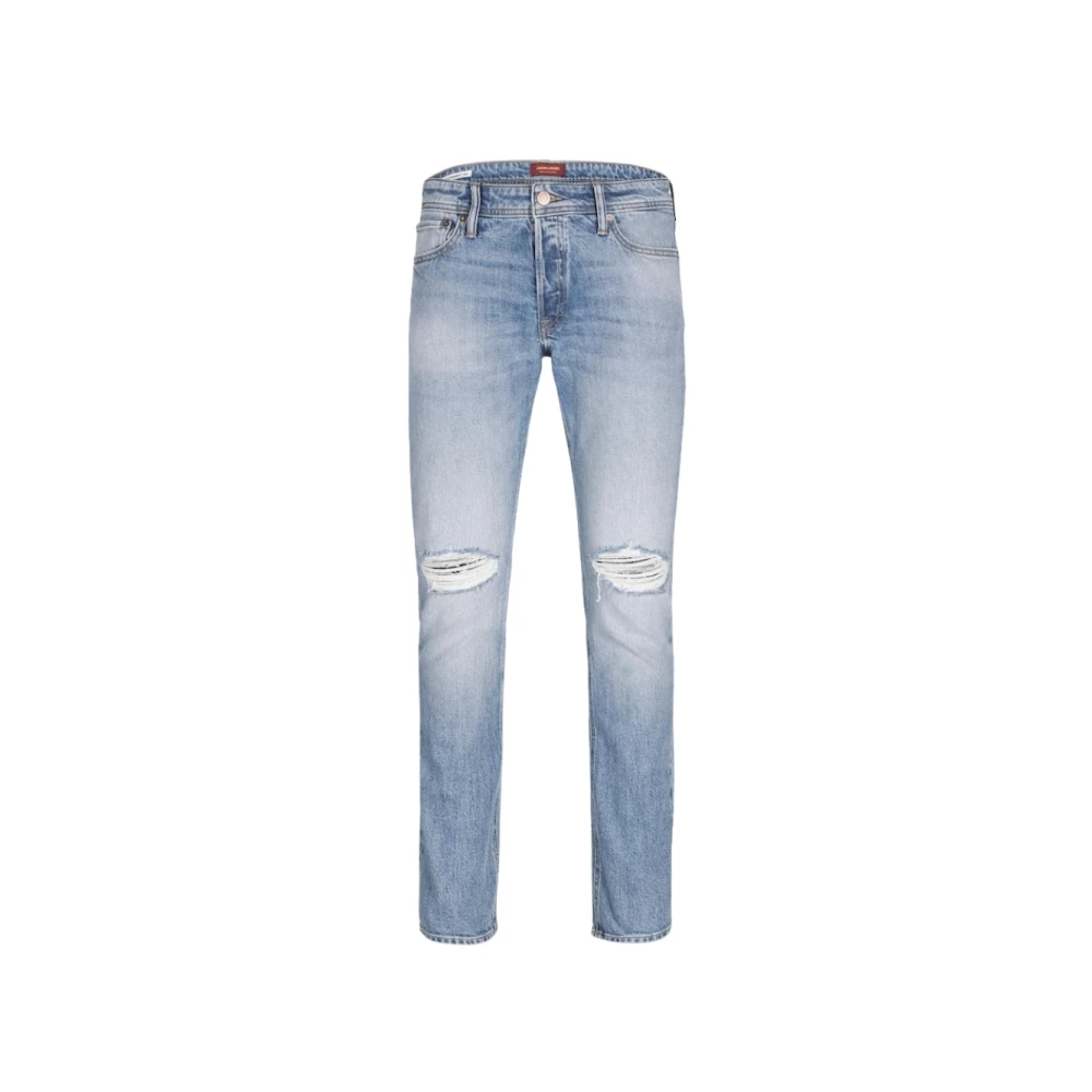 Jack & Jones Men's Blue Slim Straight Fit Denim Jeans W32 L34