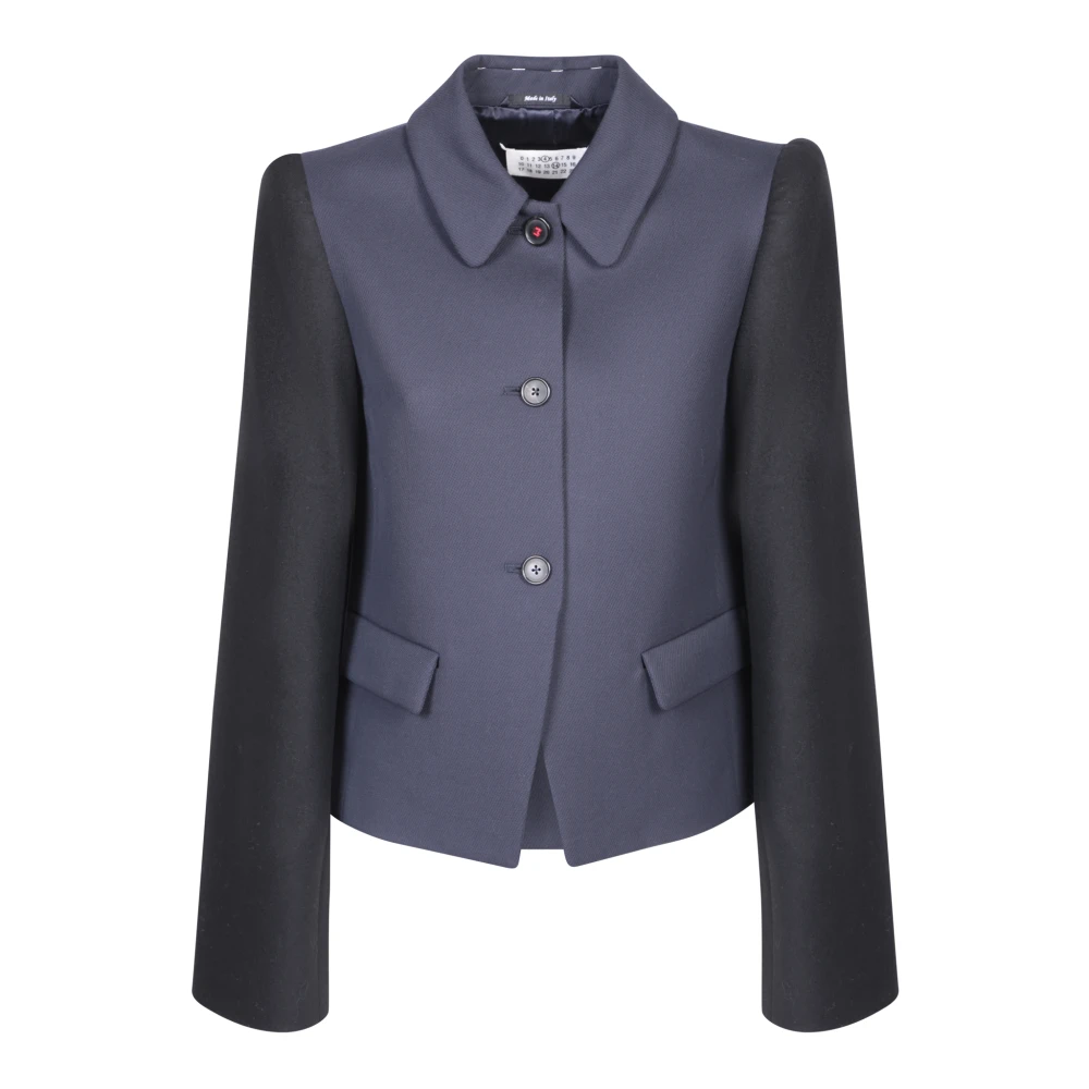 Maison Margiela Women's Blue Wool Jacket For Aw23 - Blazers - Xs - Jackets