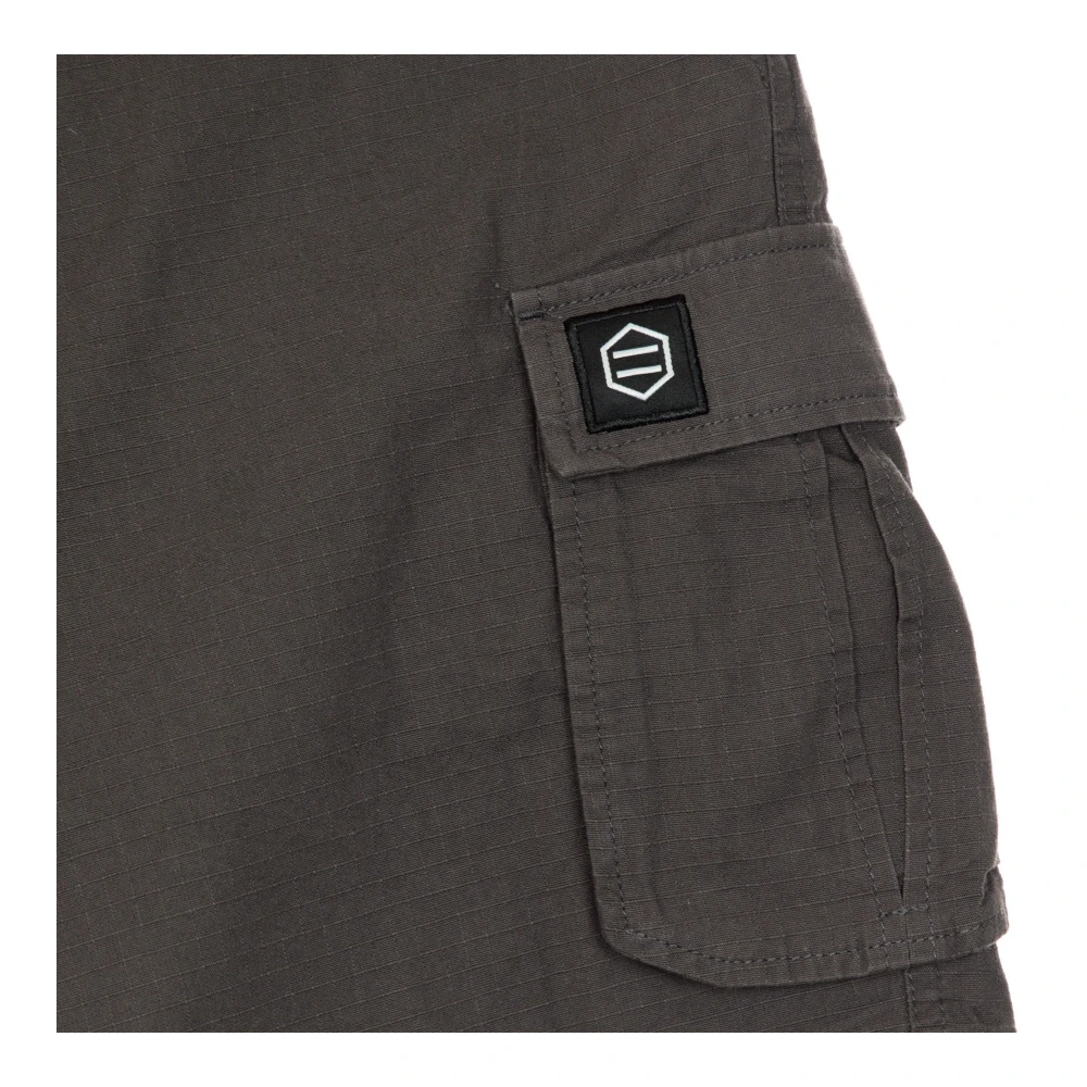 Dolly Noire Ripstop Cargo Shorts Antraciet Gray Heren