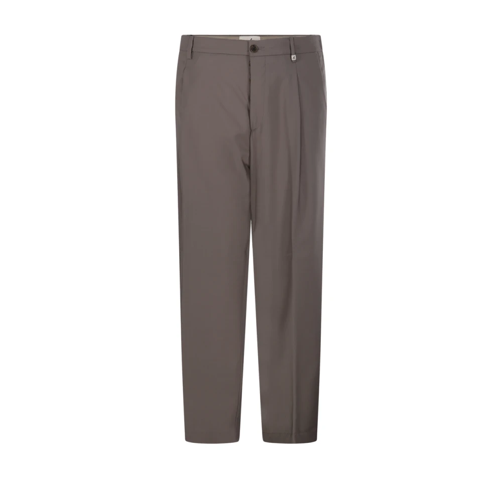 Myths Men's Brown Long Pant - Straight Trousers - Xl - Trousers