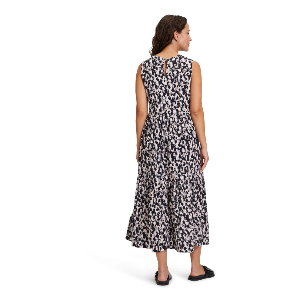 Betty & Co Zomerjurk met gerende rok Multicolor Dames