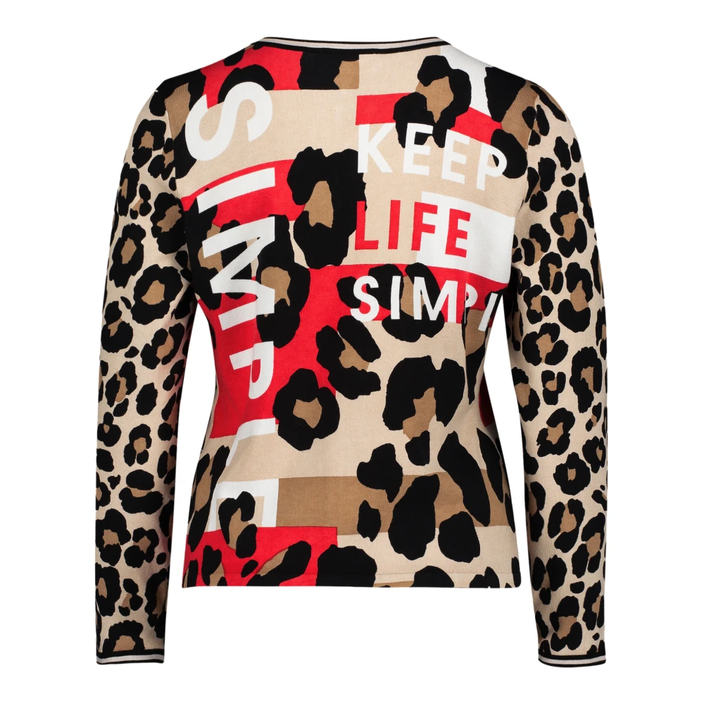 Betty Barclay Cardigan met dierenprint Multicolor Dames