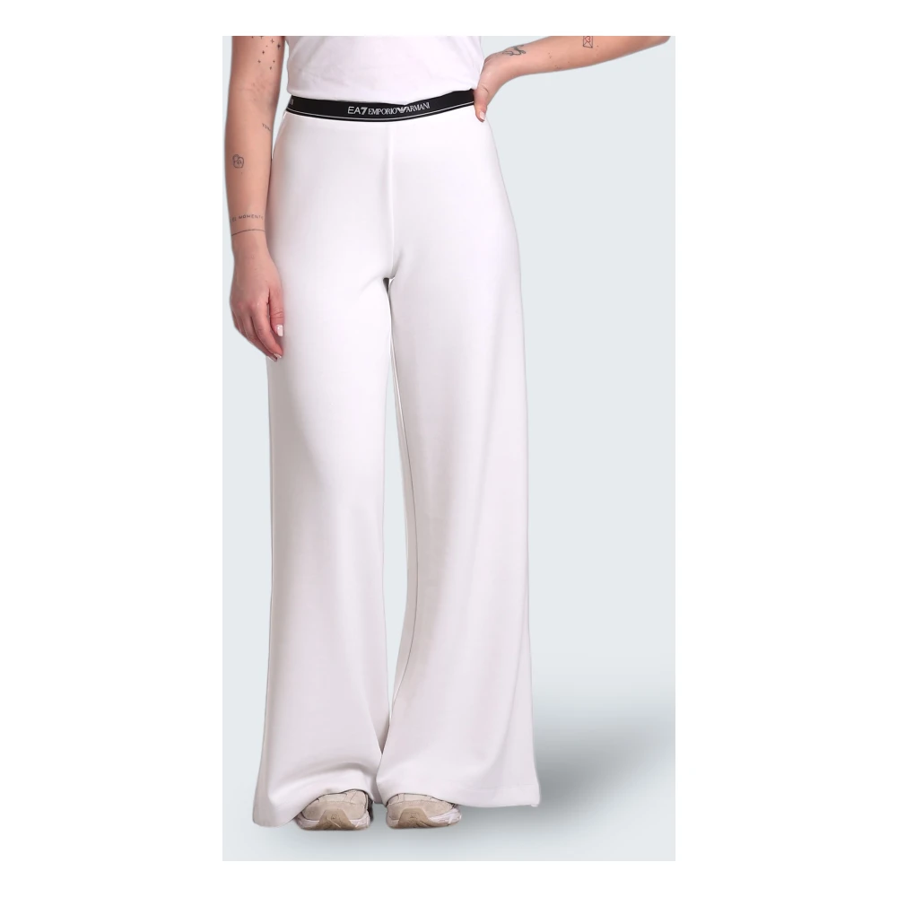 Emporio Armani EA7 Comfortabele 3Dtp70 Witte Broek White Dames