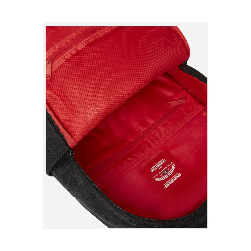 Sprayground Monochrome Rugzak met Voor- en Zijvakken Black Unisex