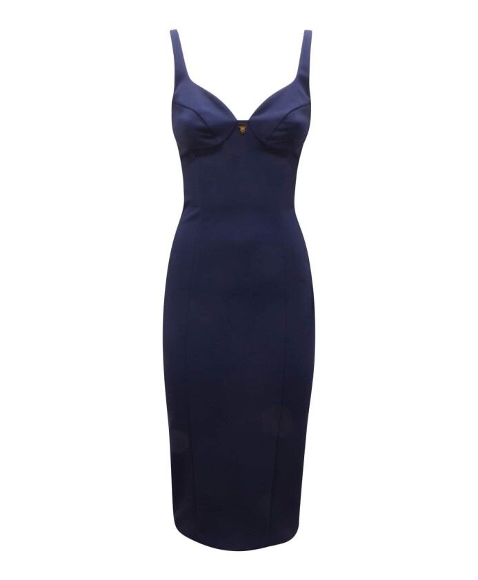 navy-midi-dress-with-golden-logo