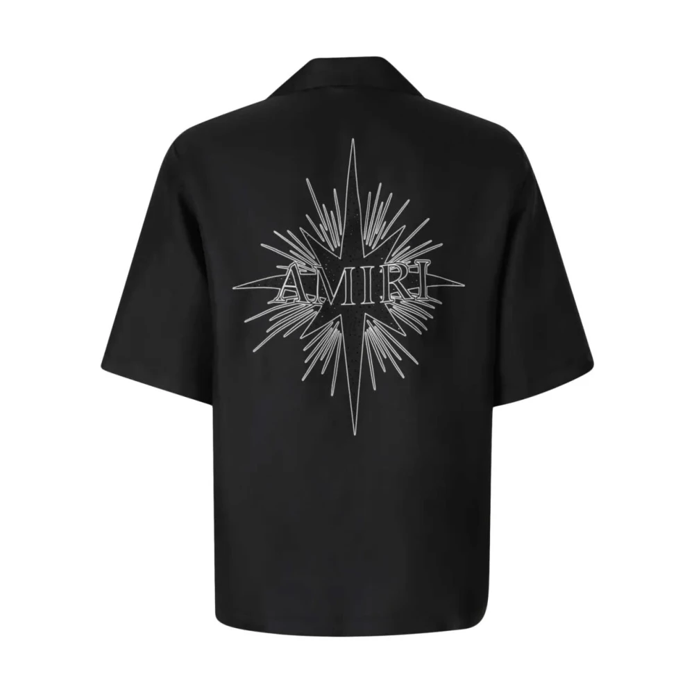 Amiri Starburst Crystal Overhemd Black Heren